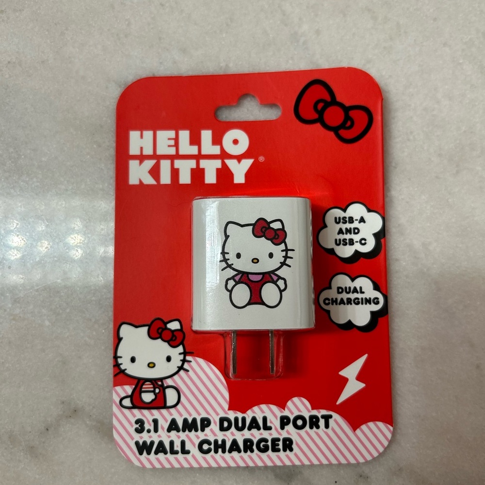 Hello Kitty 3.1 AMP Dual Port Wall Charger